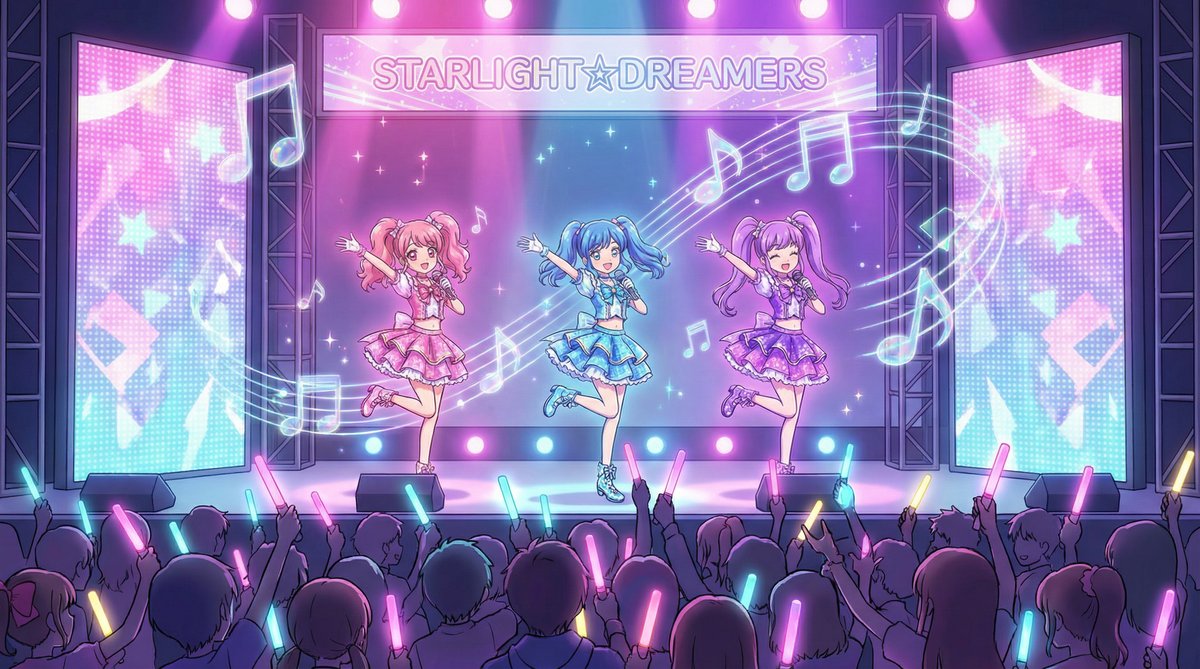 小小绘动漫-偶像梦幻舞台